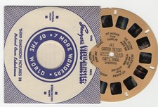 Grand Teton Nat'l Park Wyoming Early 1940's Tan Color View-Master Reel 41