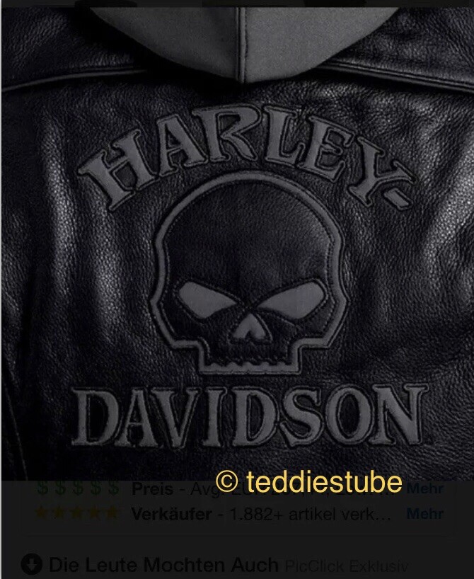 Picclick Motorrad Lederjacke Herren Gebraucht Harley Davidson