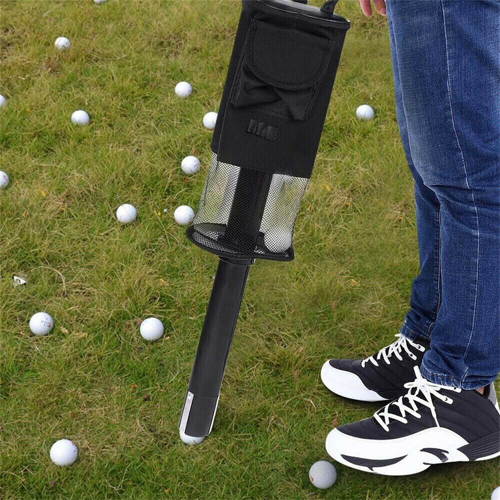 Portable Golf Ball Picker PickUp Golf Ball Retriever Storage Up To 70