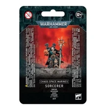Chaos Space Marines Sorcerer Warhammer 40K NIB Blister