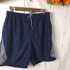 Nike Board Shorts Multicolor Swimwear Men's Large Go Surfing Beach Navy Blue