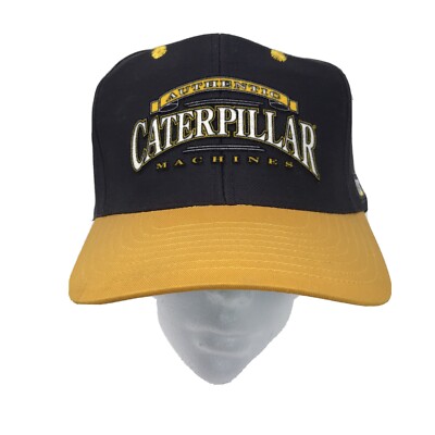 CYRK Licensed  CAT Authentic Caterpillar Machines Snapback Hat Cap New