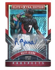 Raffy Ozuna AUTOGRAPH /100 RC St. Louis Cardinals 2015 Panini Elite Die Cut AUTO