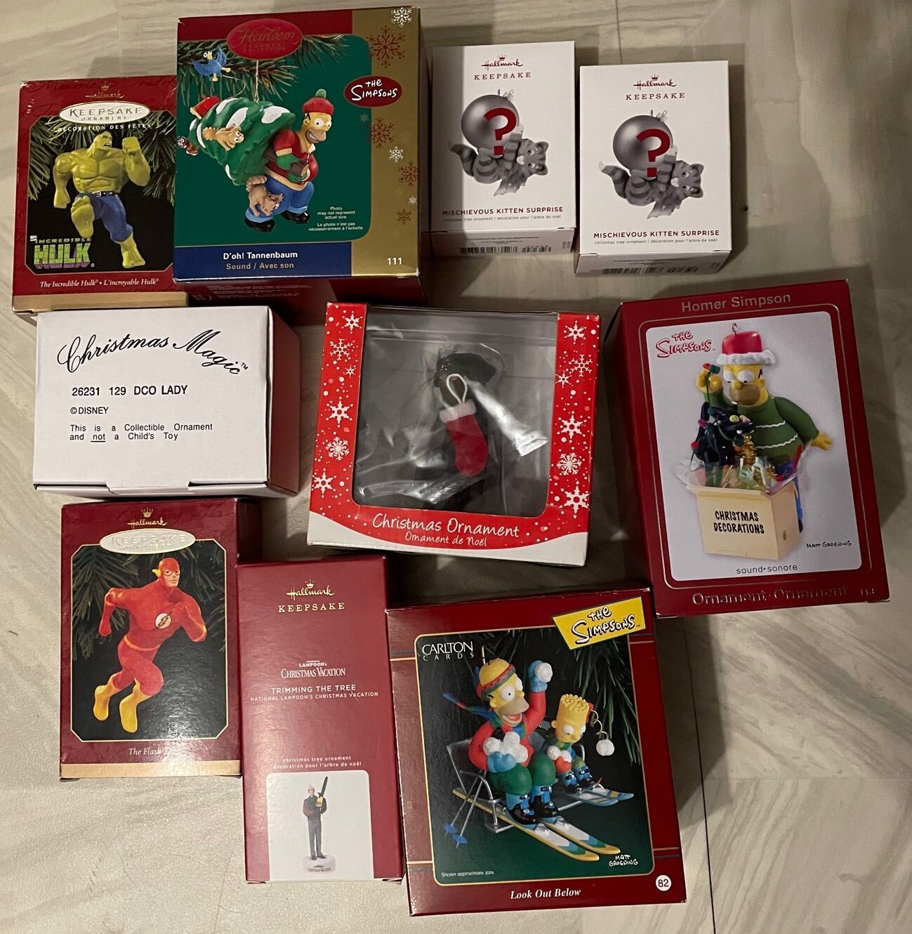 LARGE LOT OF HALLMARK CHRISTMAS ORNAMENTS!! eBay