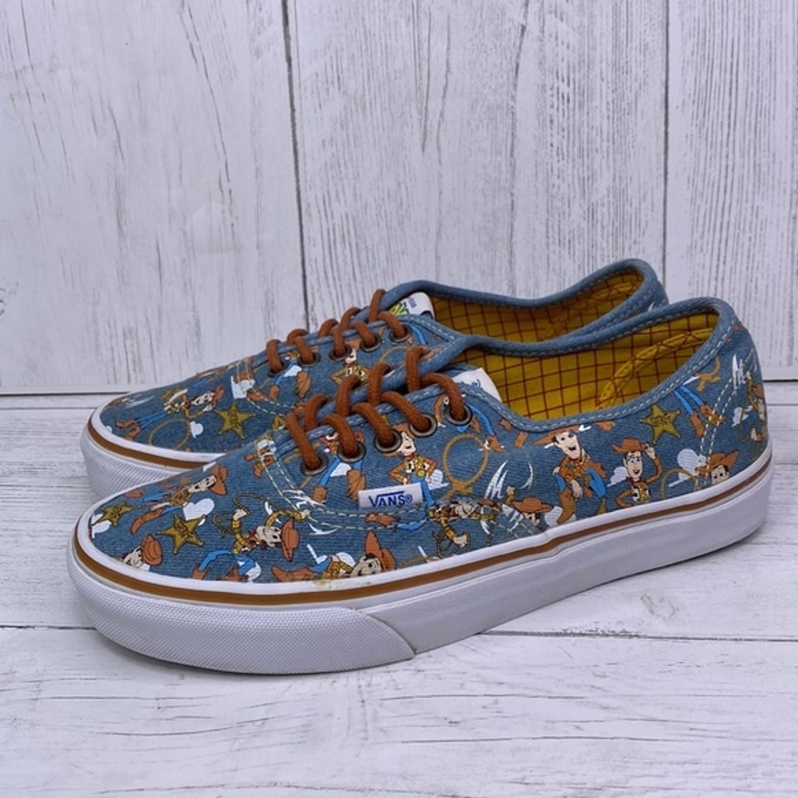 Vans x Toy Story Woody Disney Pixar Shoes Sneakers in… Gem
