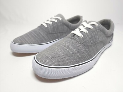 Men's Size 11 Universal Thread Casual Canvas Comfort Shoes Grey 