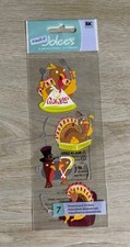 Jolee's Thanksgiving Turkeys Fall Autumn Scrapbooking Stickers