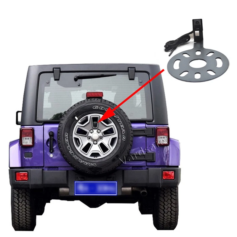 Reverse Backup Camera +7'' Mirror Monitor System for Jeep Wrangler - Image 2 of 4