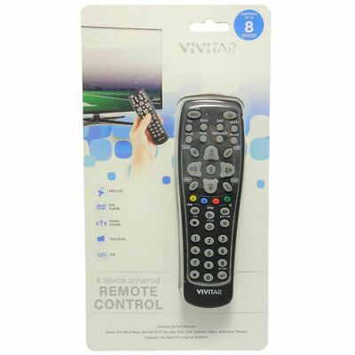 VIVITAR 8 Device Universal Remote Control VIV-IMP-520 BRAND NEW