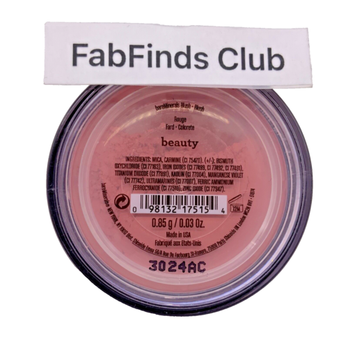 10x BareMinerals Loose Mineral Powder Blush in Beauty 0.03oz/0.85g Sealed - Picture 3 of 7