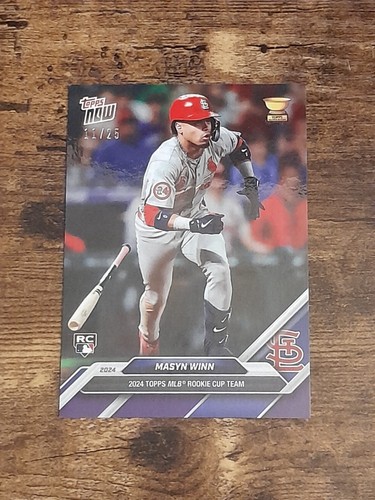 2024 Topps Now MASYN WINN Gold Cup Rookie Card Purple 11/25 - Picture 1 of 2