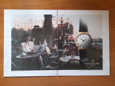 PATEK PHILIPPE Original Werbung Anzeige 1994 Advertisement Calatrava Damen 4819