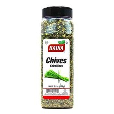 Badia Chopped Chives 2.5 oz Bottle – Dried, Dehydrated, Kosher Cebollinos