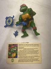 1990 TMNT Teenage Mutant Ninja Turtles Break Fighting Raphael Action Figure