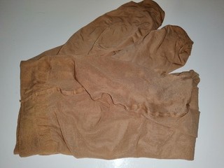 Stützstrumpfhose Hautfarben Gr. L 40 DEN Dezenter Glanz