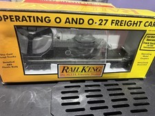 ✅MTH RAILKING MARINE ONE FLAT CAR OPERATING HELICOPTER 30-79055! MILITARY US