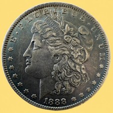 1888-O Morgan Dollar United States One Dollar 900/1000 Silver New Orleans Silver Coin