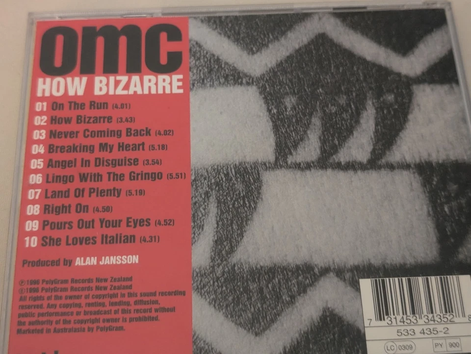 OMC - How Bizarre - 1996 CD sehr guter Zustand Pop Rap On the run Never coming b - Bild 4 von 4