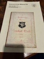 Original Yearbook 1893 - Somerset County Cricket Club
