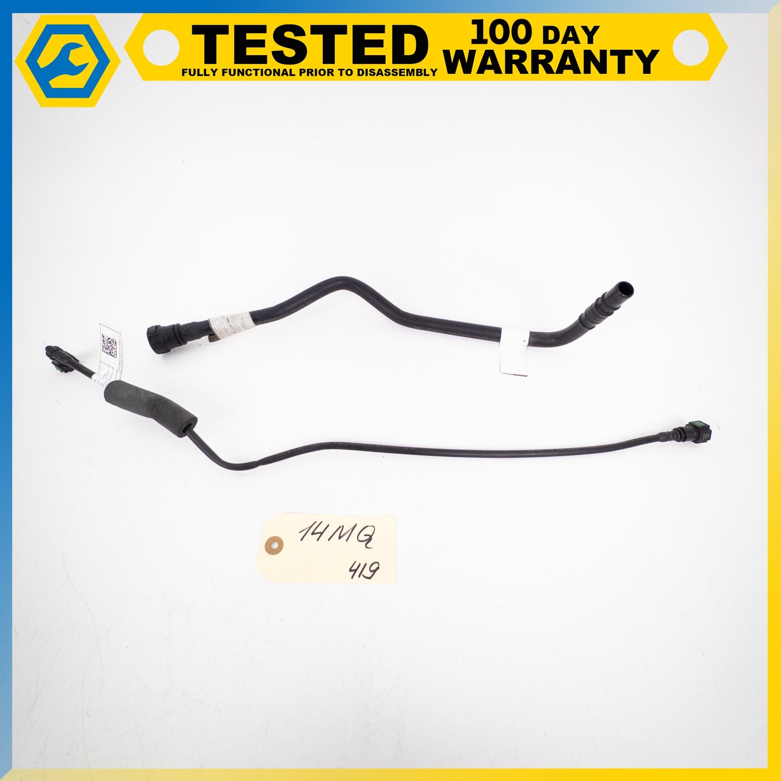 14-19 MASERATI QUATTROPORTE GHIBLI 3.0L FUEL VAPOR CANISTER HOSE PIPE SET OEM