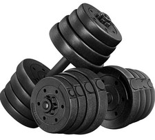 Yaheetech Adjustable Dumbbell Weights 66lbs Set