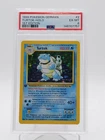 TURTOK 1999 POKEMON GERMAN BASE SET 1ST EDITION HOLO #2/102 PSA 6 Q3963