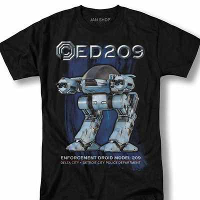 Robocop Omni Corp 80s 90s Sci-Fi Action, Vtg Retro Movie Poster Tee Unisex s-4xl