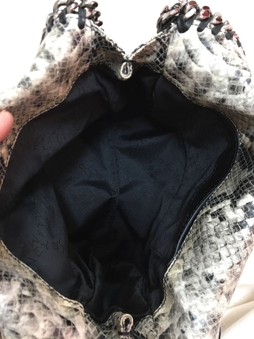 Stella McCartney Falabella Mini Python print Tote… - image 8