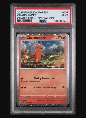 PSA 9 2025 Pokémon Paldean Fates #007 ⭐ Charizard EX Special Coll