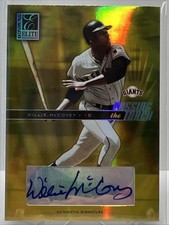 2004 Donruss Elite WILLIE MCCOVEY 08/10 Passing the Torch Gold AUTO