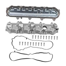 Driver Passenger Side Engine Valve Cover Set Compatible with Chevy Suburban