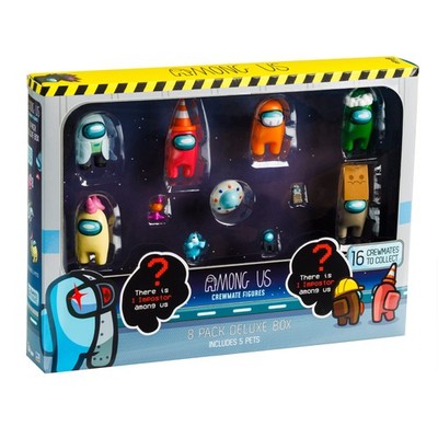 Among Us Action Figures Series 3 - Pack of 8 Collectible Figurines - Official Am