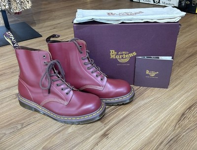 1460 Ox Blood Dr. Martens Ankle Boots Made in England, Sz Men's 10