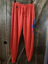Aviator Nation Womens Bolt Sweatpants Size L Orange Lightning Logo