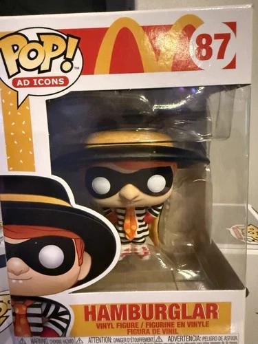 Funko Pop! Ad Icons McDonalds 87 Hamburglar 2020 Vinyl Figure New In Box