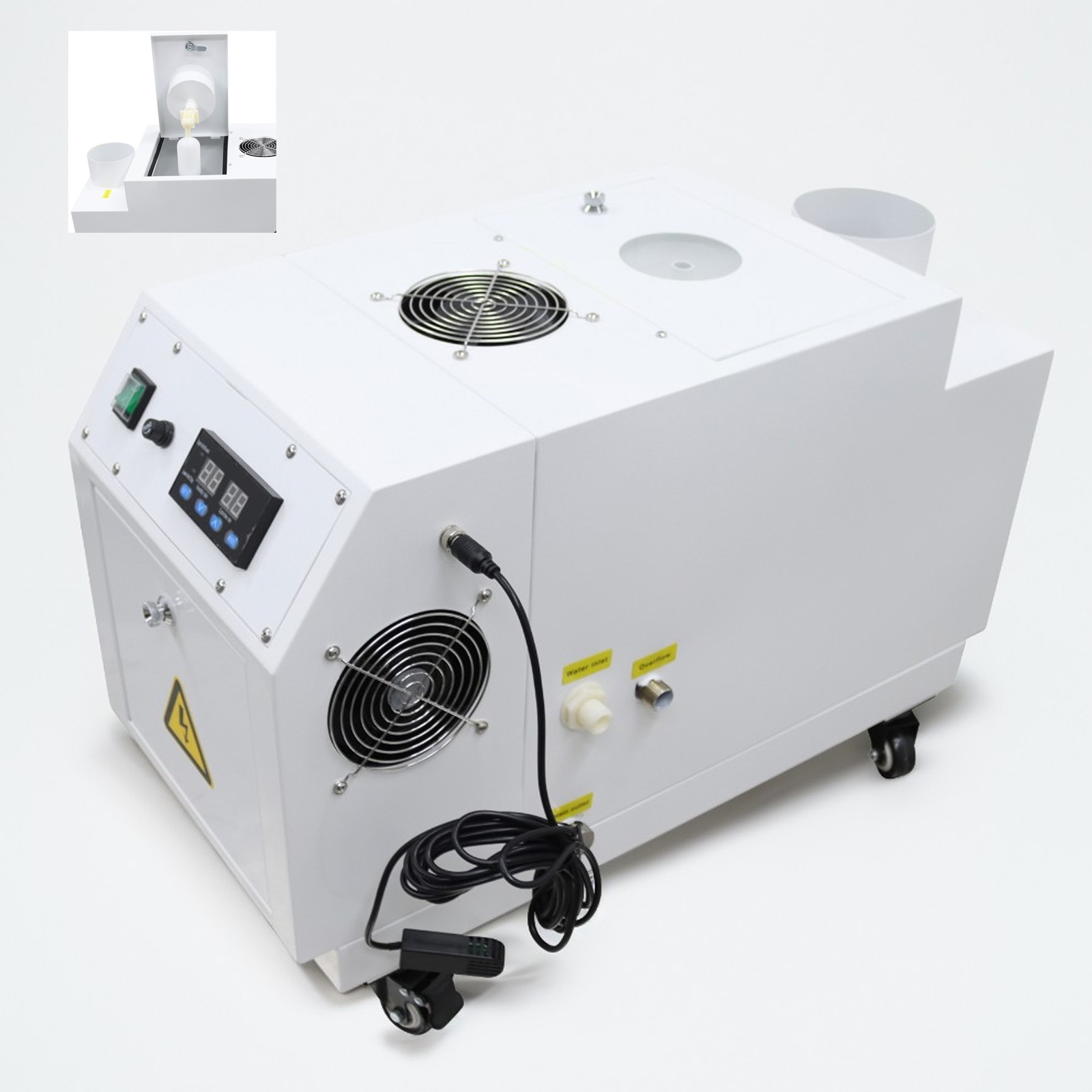 Ultrasonic Industrial Humidifier Cooler Sprayer Air Humidification 2.0kg/h 200W