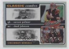 2022 Panini Classics Classic Combos Silver Carson Palmer Chad Johnson 0bt4