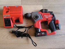 Milwaukee , M12 CH SDS+ Hammer Drill with 4,0Ah+2,0Ah Batteries, Charger & Case 
