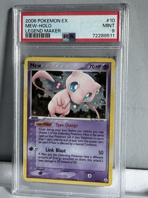 Mew - 10/92 - Legend Maker - Holo - PSA 9 - WITH SWIRL 🌀 | eBay
