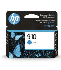 New Genuine HP 910 Ink Cartridge / Cyan / Expiration Date - June 2027