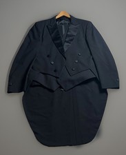 After Six By Heidie Buffalo NY Classic Black button tuxedo tailcoat 4 Piece Sz-L