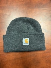 Carhartt Youth Beanie One Size Gray Knit Casual Winter Hat