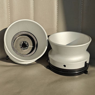 #ad 2X10.5#x27;#x27; 1 4#x27;#x27; Matte silver Nab Hub Adapter For Otari Reel To Reel Tape Recorder $49.50