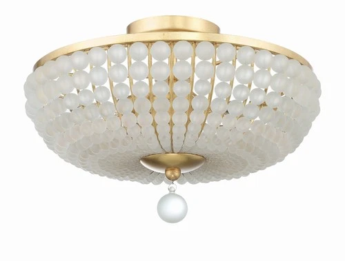 Crystorama Lighting Group BLA-10660 Bella 3 Light 16"W Flush - Gold - Picture 8 of 12