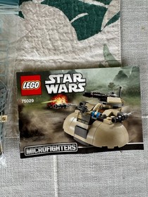 LEGO Star Wars: Aat Microfighter (75029), 100% complete.