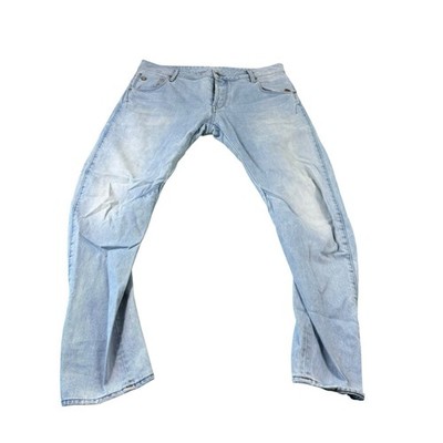 G-Star Raw Light Blue Button Fly Arc 3D Slim Men s Jeans Size 36x32