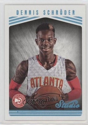 2016-17 Panini Studio Studio Edition Glossy Dennis Schroder #133 0q0