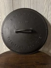 Griswold Cast Iron #10 Tite Top Dutch Oven Cover Lid