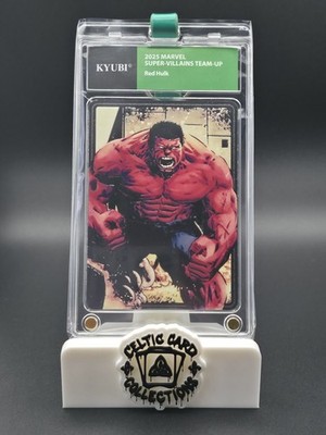 2025 Marvel Comics x Kyubi Superschurken Team-Up Blindbox Metall roter Hulk Anhänger