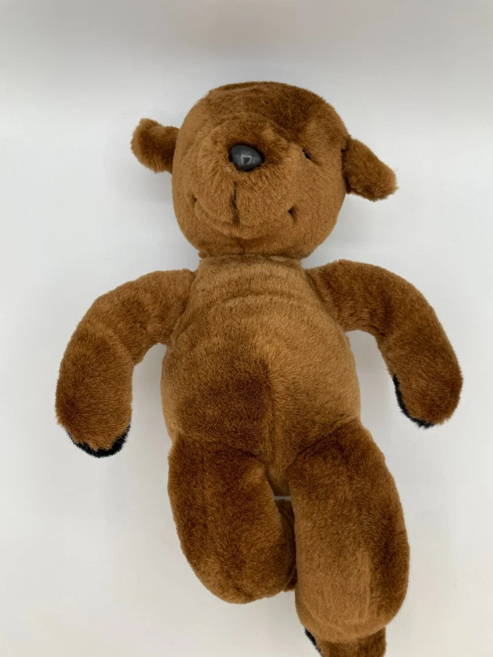 Camisa roja extraíble Celestial Seasonings Sleepytime Bear 1989 marrón felpa 16" Foto 4 de 4